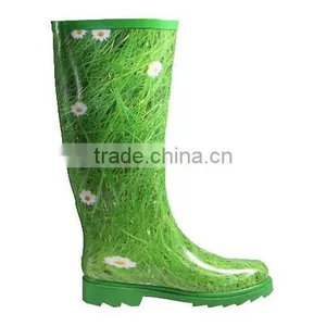Women Mid Calf Waterproof Rainboots thumbnail-2