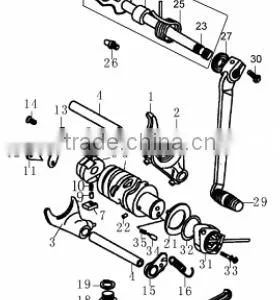Loncin Gn300 Engine Parts Gn300 Gear Shifting thumbnail-1