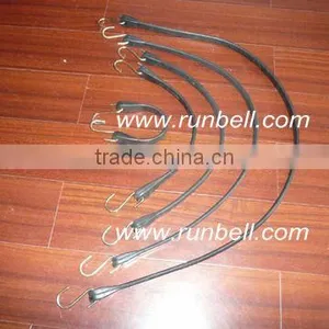 Rubber Tie Down Strap With Hooks thumbnail-1