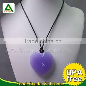 New Teether Star Pendant Baby Cute Toy Pendant Necklace 100% BPA Free Food Grade Silicone thumbnail-2