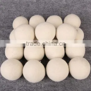 100% Wool Felt Ball Natural White Felt Balls thumbnail-1