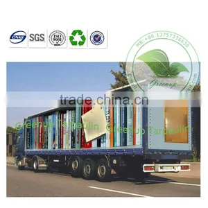 UV Printed PVC Coated Double-weave Tarp Curtain For Truck Body thumbnail-1