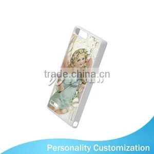 Wholesale White 2D 5 Inch Sublimation Hard Plastic Mobile Phone Cover For Huawei Ascend P7 thumbnail-1