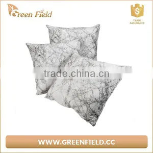 Home Decoration White Marble Pillow Cover thumbnail-5