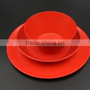 Biodegradable Eco Bamboo Fiber Tableware,dinner Set 2016 New thumbnail-1