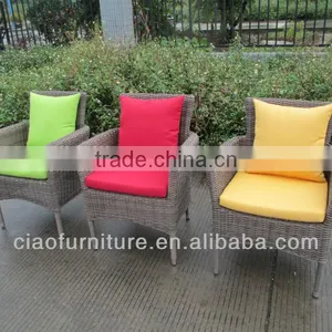Garden Furniture Half Round Wicker Dining Chairs thumbnail-4