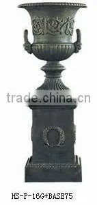 Cast Iron Flower Pot Decorative Antique Flower Pot thumbnail-1