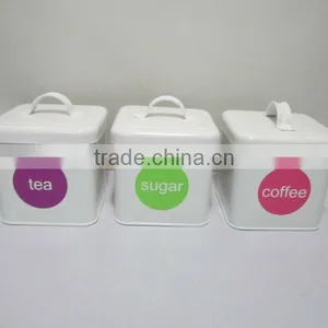 Vintage Retro Pink Kitchen Canisters Lincoln BeautyWare Flour Sugar Tea Coffee thumbnail-1