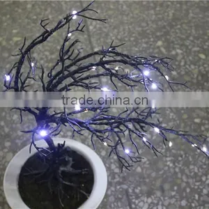 Man Made Resin Craft Artificial Led Light Bulb Potted Tree thumbnail-4