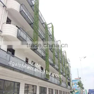 Artificial Green Wall Fake Grass for Indoor Decoration Plastic Plant Fire Residence thumbnail-6