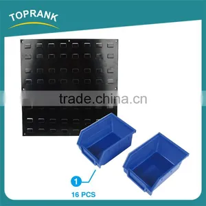 High Quality Wall Mounted Storage Box Plastic Stackable Storage Bins thumbnail-2