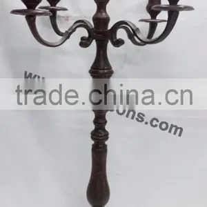 Decorative Floor Black Candelabras for Weddings & Wedding Floor Candelabra thumbnail-3
