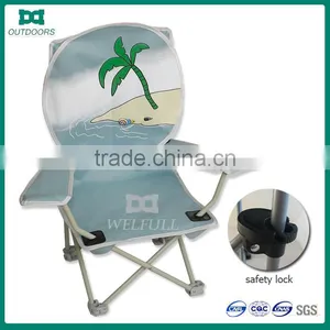 Kids Folding Camping Chair With Handrest thumbnail-1