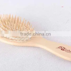 82 Holes Wooden Comb/message Hair Brush thumbnail-1