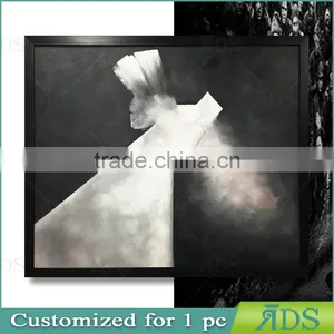 Customized New Design Framed Wall Painting With Gold Leaf thumbnail-2