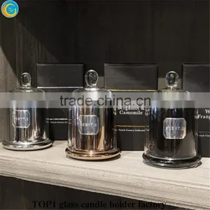 Home Deco Glass Cloche Bell Jars With Dome Lid thumbnail-1