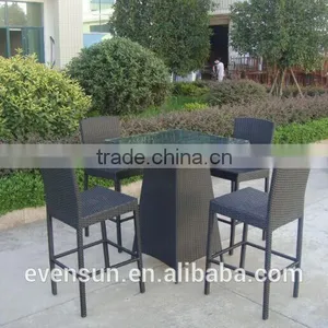 Outdoor Rattan Bistro Set thumbnail-1