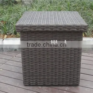 Outdoor Furniture Waterproof Rattan Storage Boxs With Cushion thumbnail-4