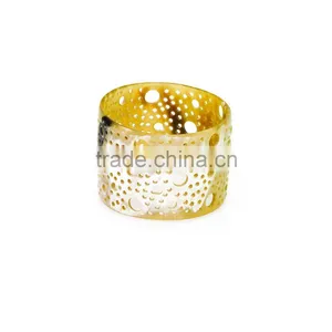 Horn Napkin Ring, Amber Color, Table Decoration, Round Shape, 100% Handmade in Vietnam thumbnail-1
