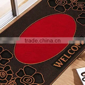 Cheap Leaf Texture Cheap Bathroom Door Mat thumbnail-1