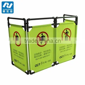 Wholesale Traffic Plastic Folding Barrier Cloth Barrlier thumbnail-1