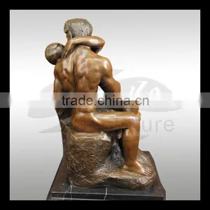 High Quality Fat Nude Woman Bronze Sculpture Fat Lady Art Sculpture thumbnail-1