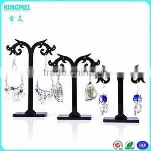 High Quality Black Tree Shape Table Top Earing Acrylic Display Holder for Jewelry Stores thumbnail-1