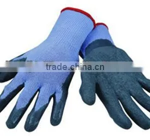 Palm Latex Coated Cotton Welding Gloves,10 Guage Knitted Liner in Guangzhou thumbnail-2