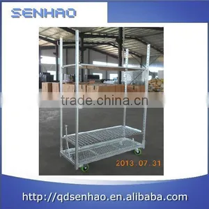 Hot 2015 Metal Mesh Greenhouse Cart for Displaying and Transporting Flowers thumbnail-1