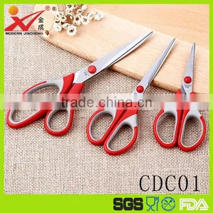 High Quality Rubber and Plastic Scissors Office Scissors Sets thumbnail-1