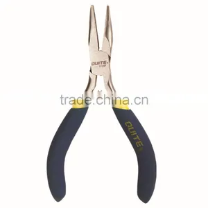 Double Color Mini Angle Jaw Tongs Curved Nose Pliers thumbnail-1