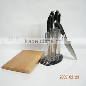 Knife and Wood Board Cutlery Set thumbnail-1
