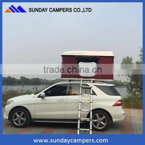 4x4 Offroad Aluminum Pop up Camper Hard Shell Roof Top Tent Car thumbnail-2