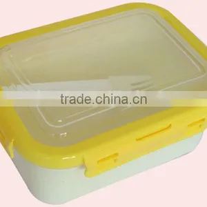 Food Grade Plastic Microwaveable Lunch Box and Water Bottle Set thumbnail-3