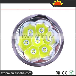 Wholesale UranusFire WF-1200L 7*XM-L T6 LED 5-Mode Rechargeable 8000 LM Flashlight Torch thumbnail-3