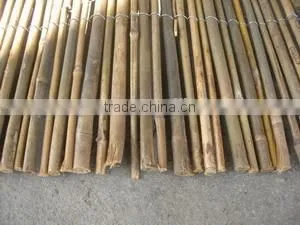 Natural Rolled Bamboo Fence thumbnail-1