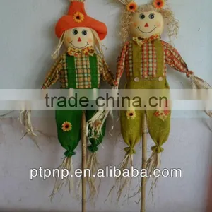 Straw Havest Outdoor Scarecrow thumbnail-1