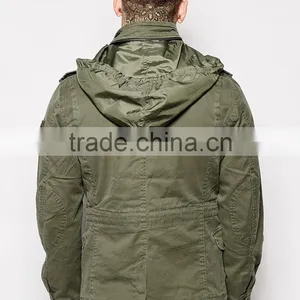 Removable Hood Jacket for Men's thumbnail-2