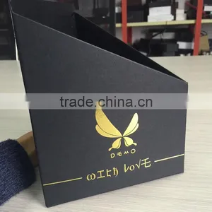 Classical Black Customized Flower Box Folding Style to Save Shipping Cost thumbnail-2