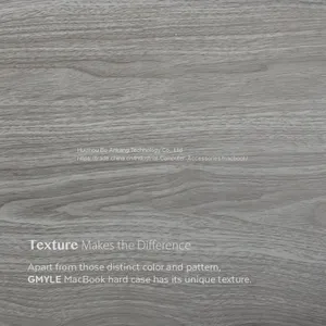 Gray Wood Grain Pattern Laptop PC Case for MacBook Full Protective Case for MacBook Air/Pro 11