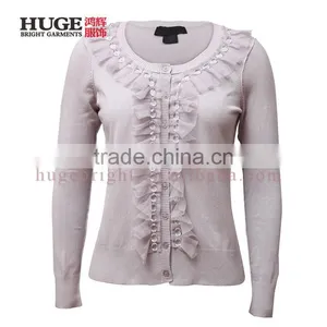 Casual Wearing Long Sleeve Beautiful Cardigan Sweaters thumbnail-1