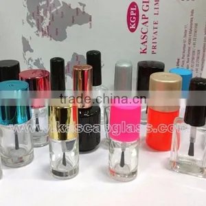 Empty Nail Polish Glass Bottle India,Nail Polish Bottles With Caps and Brushes thumbnail-1