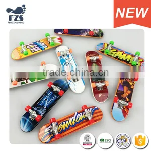 HSJ244 New Arrival Mini Finger Skateboard Toy Alloy Skateboard thumbnail-3