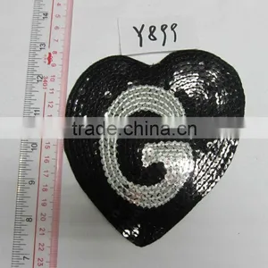 Embroidery Sequin Letter Badges thumbnail-1