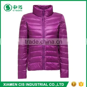 Hot Selling Ultra Thin Foldable Women Down Jacket for the Winter thumbnail-5
