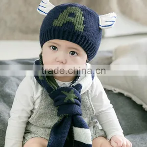 TC17008 Wholesale Cute Baby Winter Hat and Scarf thumbnail-6