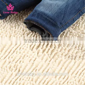 Baby Boy Cutting Bear Winter Sling Denim Trousers Korean Fashion Design Pants Fit 1-2-3T Kids thumbnail-5