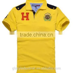 Summer Casual Flag Slim Fit Baseball Embroidery Man Polo T-shirt Wholesale thumbnail-5