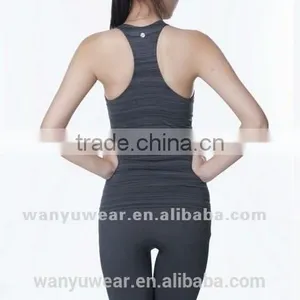 Yarn-dyed Weaving Mini Stripes Seamless Women Tank Top thumbnail-2