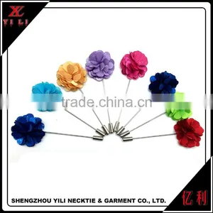 Flower Men Suit Lapel Pin For Wedding Prom Party Groomsman Brooches thumbnail-1